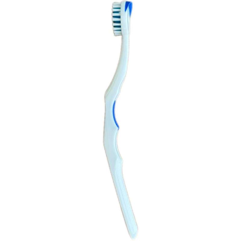 CLEAN WORLD Private Label PP+TPE Tongue Cleaner Brush, 19.4cm Portable Plastic Dental Scraper for Bad Breath Removal, Customizable Oral Care Tool