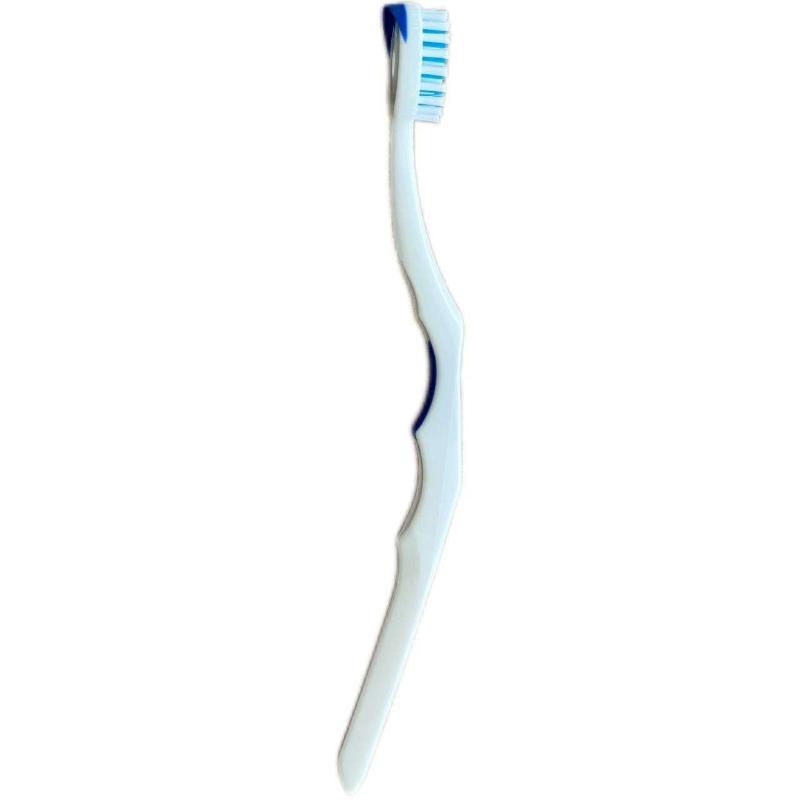 CLEAN WORLD Private Label PP+TPE Tongue Cleaner Brush, 19.4cm Portable Plastic Dental Scraper for Bad Breath Removal, Customizable Oral Care Tool