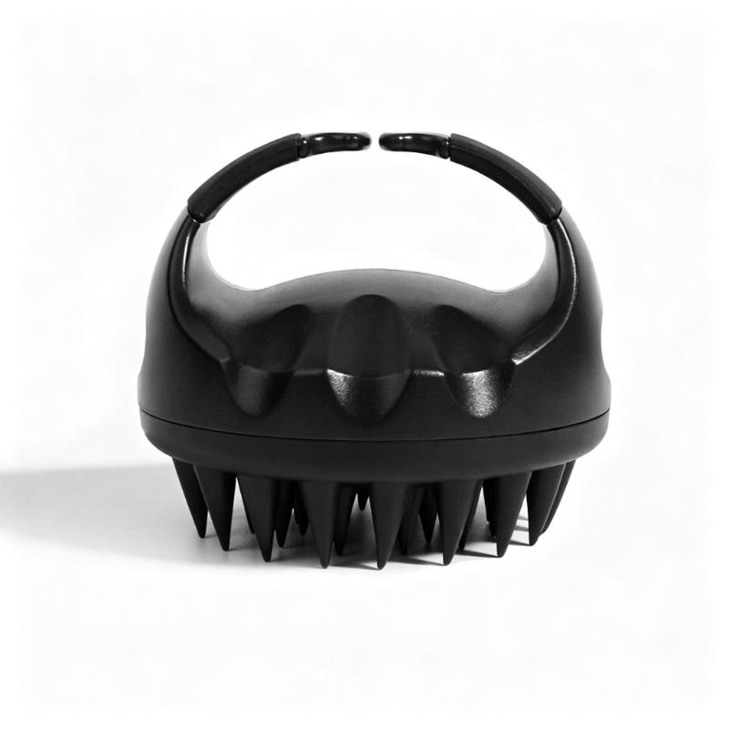 CLEAN WORLD Silicone Scalp Massager Shampoo Brush | Portable Plastic Handle Hair Washing Brush for Relaxing Head Massage
