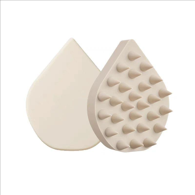 CLEAN WORLD Portable Silicone Scalp Massager Shampoo Brush | Soft Bristle Hair Washing Brush for Daily Scalp Care