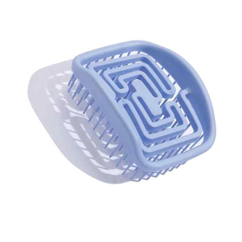 CLEAN WORLD Maze‑Style Hollow Scalp Massager Brush | Soft Silicone Hair Shampoo Comb for Deep Cleaning & Relaxing Massage