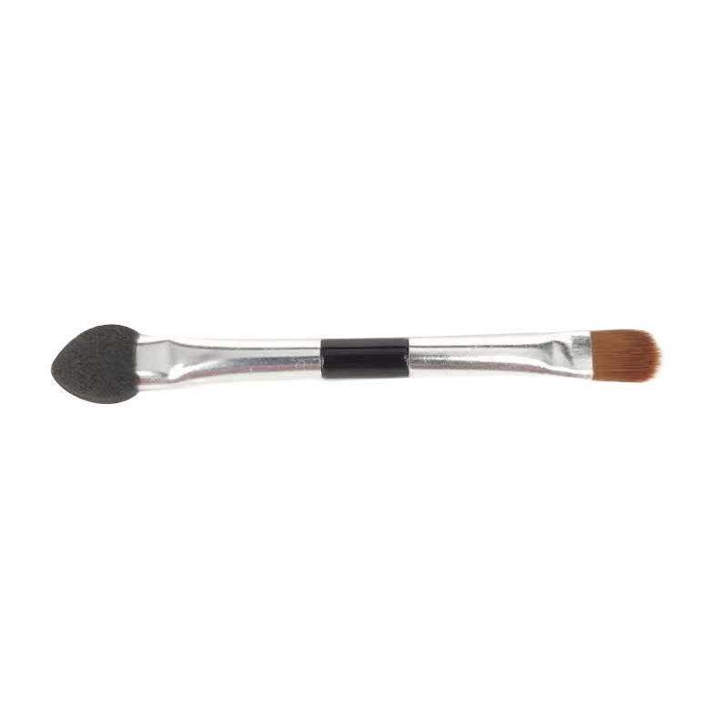 CLEAN WORLD Wholesale Custom Logo Mini Double‑End Eyebrow Brush, Synthetic Fiber Portable Single Brow Eyelash Makeup Brushes for Beginner Use