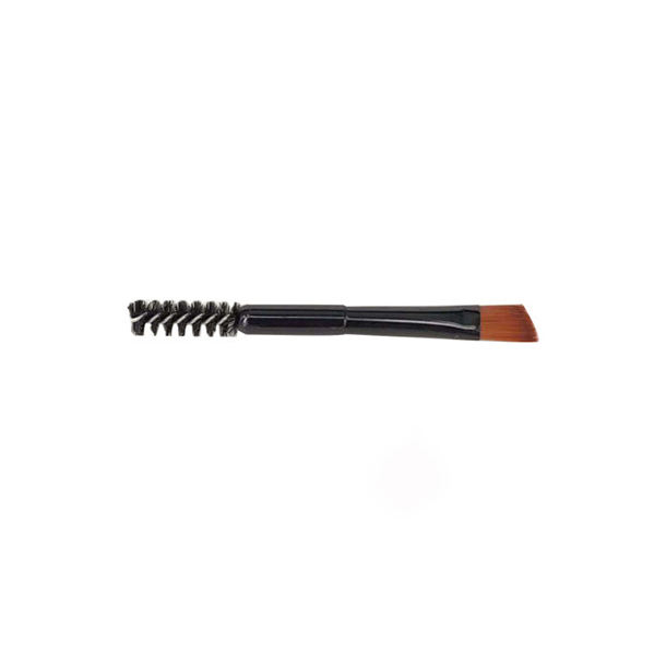 CLEAN WORLD Wholesale Custom Logo Mini Double‑End Eyebrow Brush, Synthetic Fiber Portable Single Brow Eyelash Makeup Brushes for Beginner Use