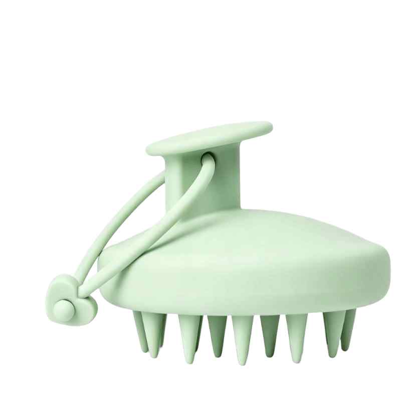 CLEAN WORLD Silicone Shampoo Brush, Soft Scalp Massager Brush for Hair Washing & Exfoliating