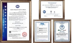 CLEAN WORLD has ISO 9001, FDA Compliance, NSF and BSCI certifications