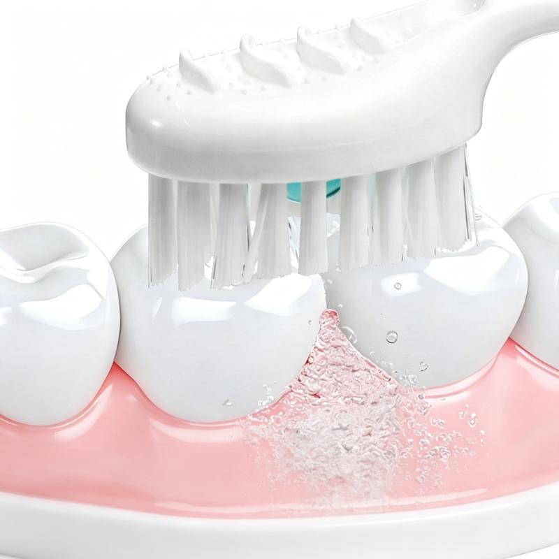 CLEAN WORLD Pre-Pasted Travel Toothbrushes with Built-in Floss Pick, Waterless Disposable Toothbrushes for On-the-Go, Camping, After Meals & Braces, Mint & Peach Scented, Soft Bristles, Pocket-Sized Oral Care