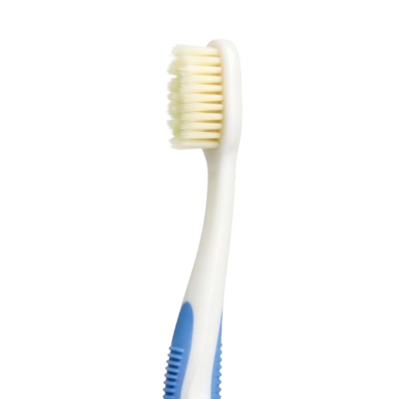 CLEAN WORLD Cleaning Toothbrush, Built-In Flossing Bristles for Plaque Removal, Ultra-Soft Bristles for Sensitive Gums, Antibacterial & Durable Oral Care