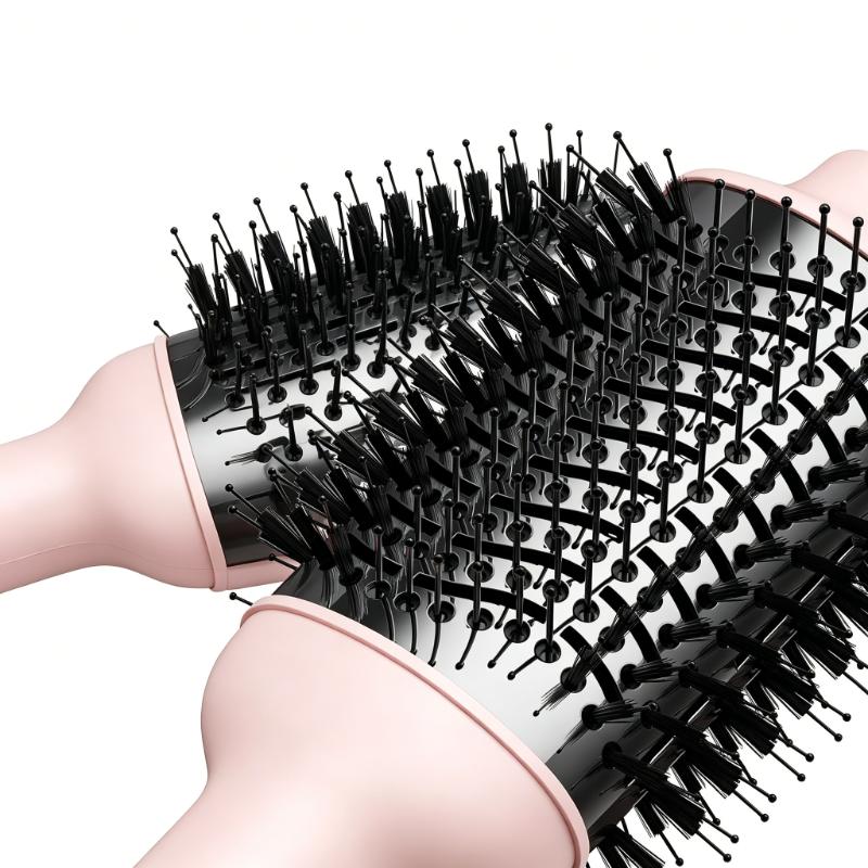 CLEAN WORLD Nano Titanium Ionic Hot Air Round Brush | 3 Modes Salon One Step Blowout Styling Brush