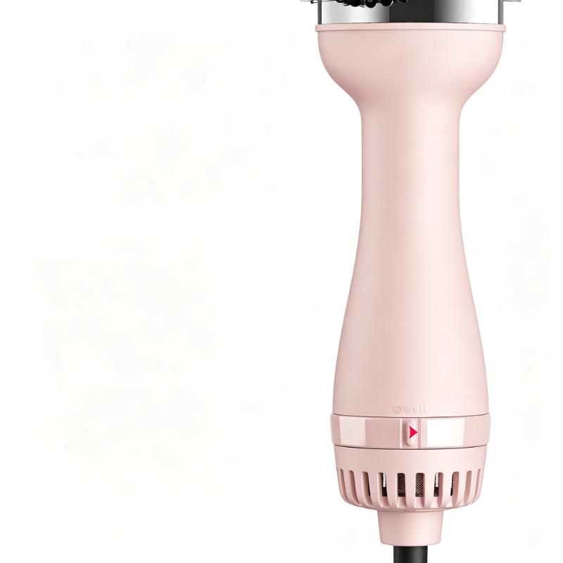 CLEAN WORLD Nano Titanium Ionic Hot Air Round Brush | 3 Modes Salon One Step Blowout Styling Brush