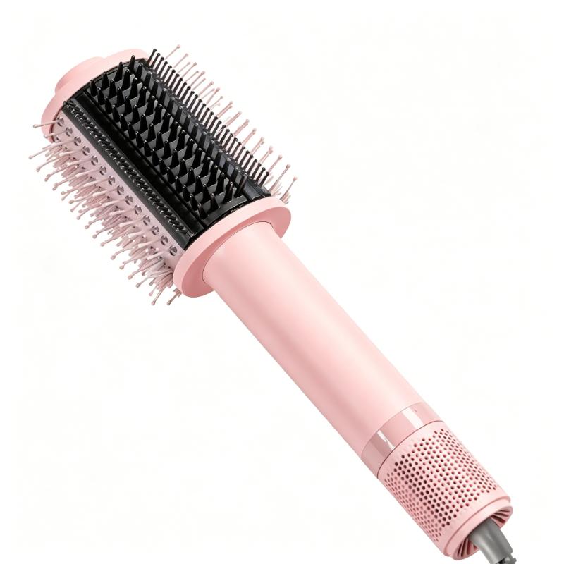 CLEAN WORLD Slim Design Fast Dry One Step Blow Dry Brush | 3 Modes Ionic Anti-Frizz Thermal Round Styling Brush