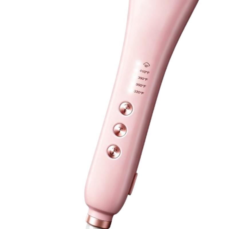 CLEAN WORLD Steamline Pro Steam Straightener Brush | Anti-Scald 3D Bristle Ionic Hot Straightening Comb