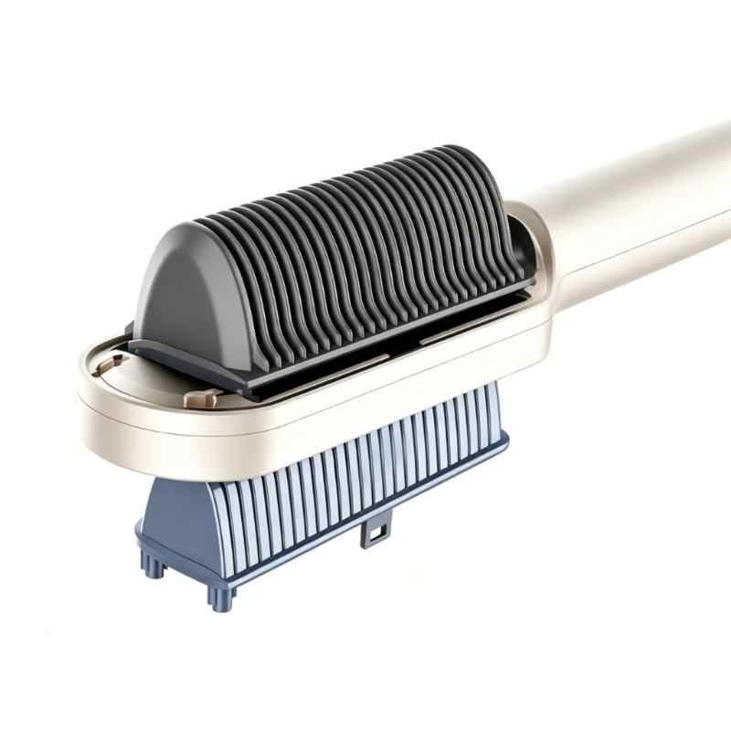 CLEAN WORLD Upgraded Ionic Straightening Brush | Dual Size Mini & Plus Heat Hair Straightener Comb with Smart T-Sensor Technology
