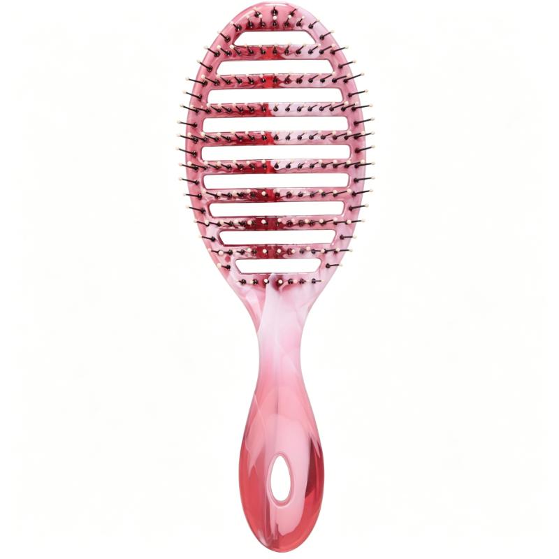 CLEAN WORLD Vented Detangling Hair Brush for Fast Blow Drying & Frizz-Free Styling