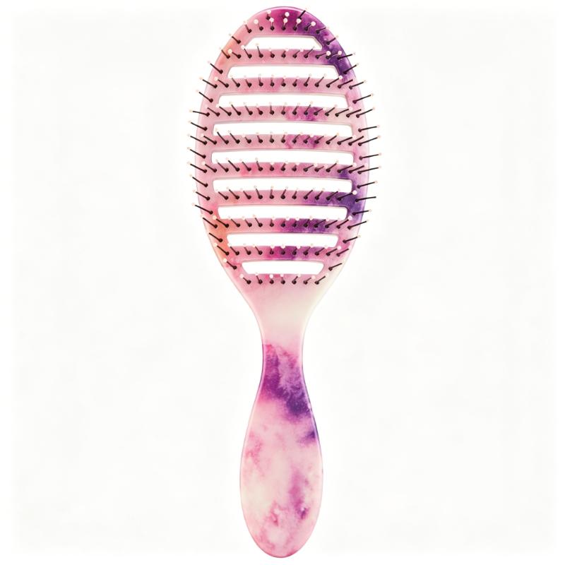 CLEAN WORLD Vented Detangling Hair Brush for Fast Blow Drying & Frizz-Free Styling