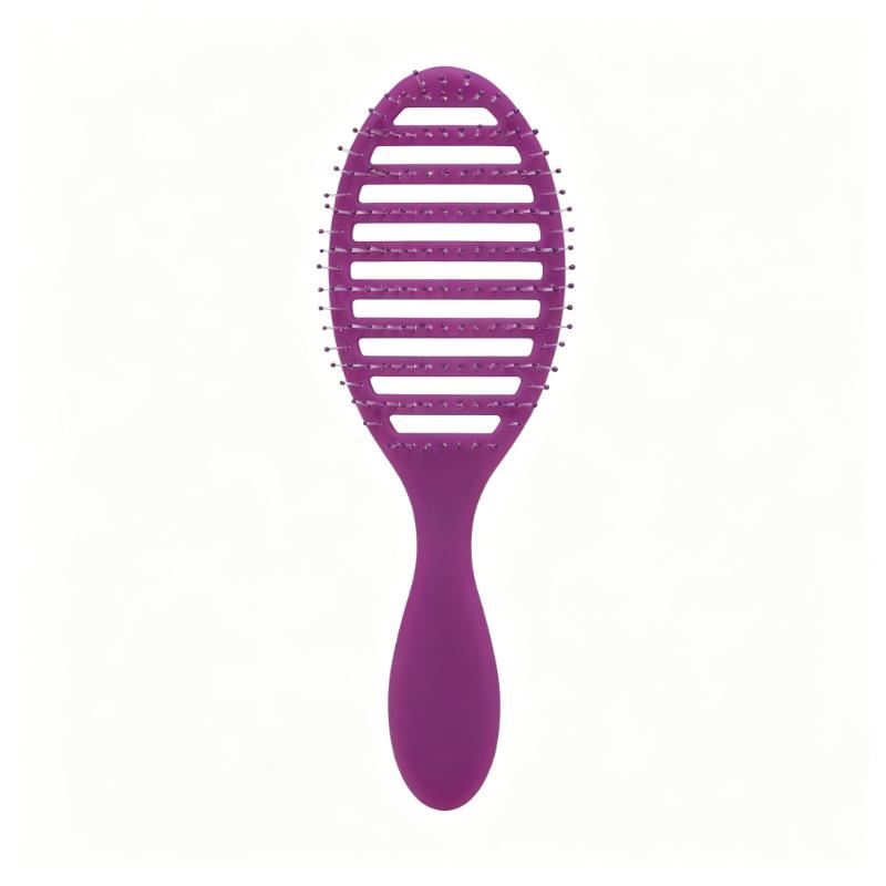 CLEAN WORLD Vented Detangling Hair Brush for Fast Blow Drying & Frizz-Free Styling