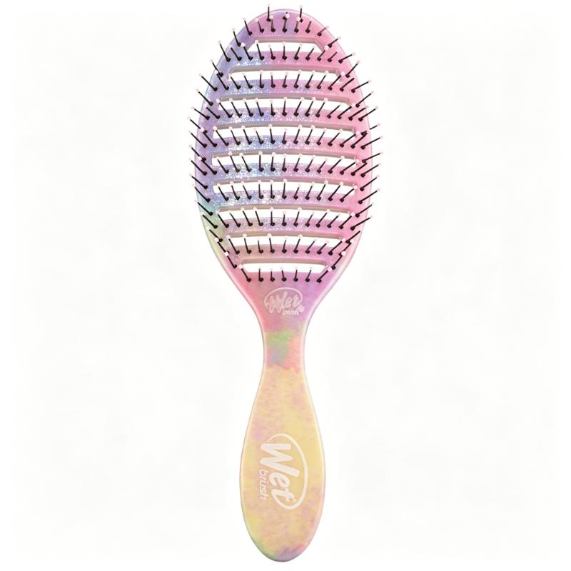 CLEAN WORLD Vented Detangling Hair Brush for Fast Blow Drying & Frizz-Free Styling