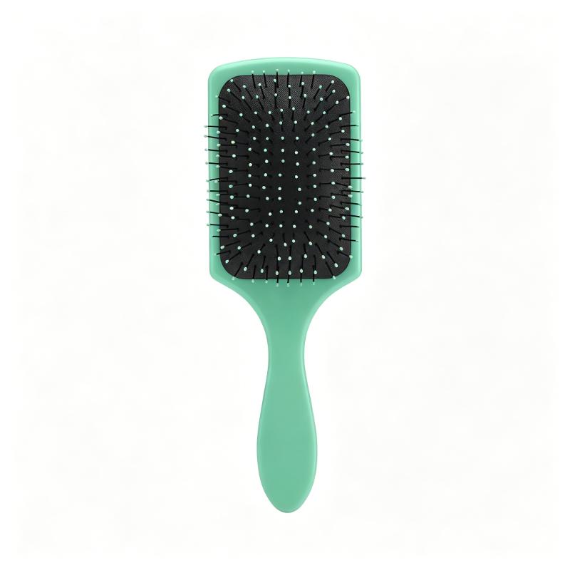 CLEAN WORLD Large Paddle Detangling Brush | Anti-Frizz No Breakage Cushion Hair Brush for All Hair Textures