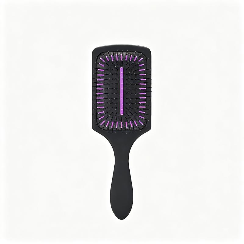 CLEAN WORLD Large Paddle Detangling Brush | Anti-Frizz No Breakage Cushion Hair Brush for All Hair Textures