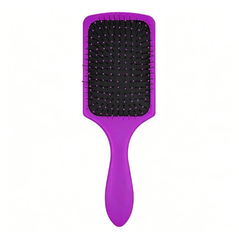 CLEAN WORLD Large Paddle Detangling Brush | Anti-Frizz No Breakage Cushion Hair Brush for All Hair Textures