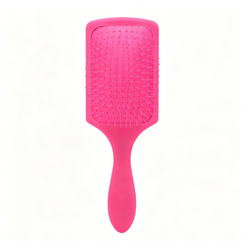 CLEAN WORLD Large Paddle Detangling Brush | Anti-Frizz No Breakage Cushion Hair Brush for All Hair Textures