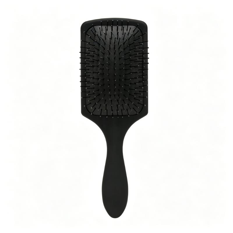 CLEAN WORLD Large Paddle Detangling Brush | Anti-Frizz No Breakage Cushion Hair Brush for All Hair Textures