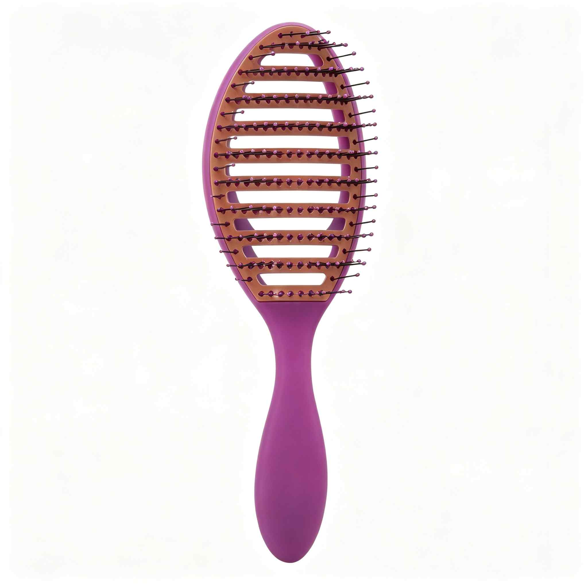CLEAN WORLD Ceramic Vented Quick Dry Detangling Brush | Anti-Breakage Blow Dry Safe Hair Comb