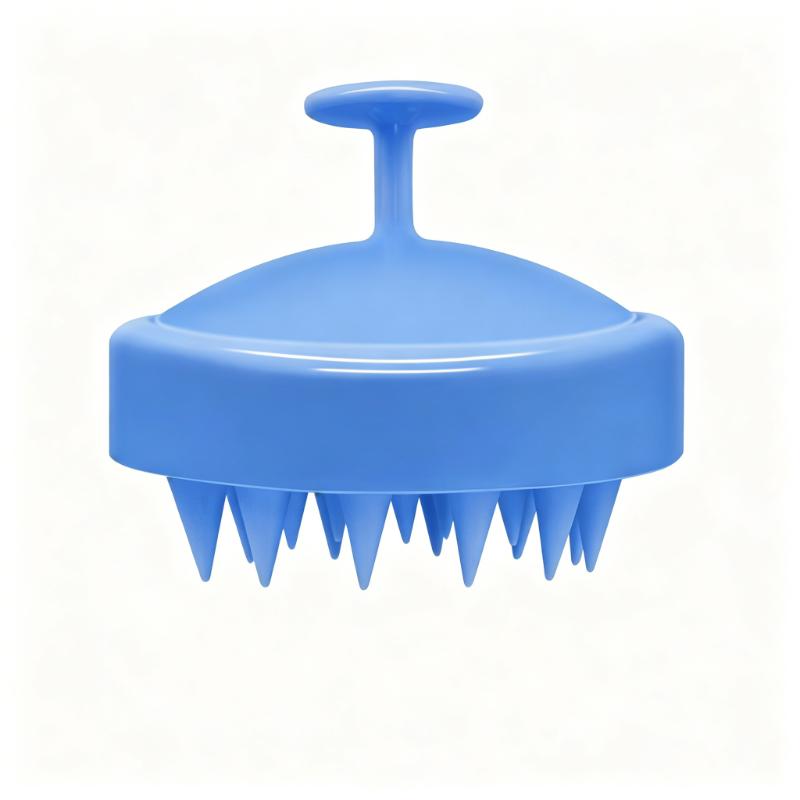 CLEAN WORLD Scalp Massage Shampoo Brush | Soft Silicone Bristle Anti-Dandruff Hair Wash Comb
