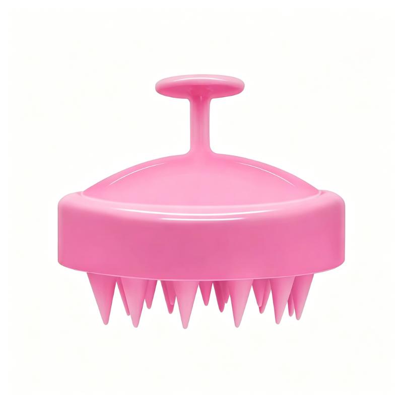CLEAN WORLD Scalp Massage Shampoo Brush | Soft Silicone Bristle Anti-Dandruff Hair Wash Comb