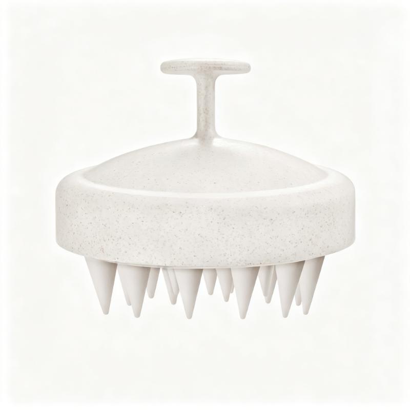 CLEAN WORLD Scalp Massage Shampoo Brush | Soft Silicone Bristle Anti-Dandruff Hair Wash Comb