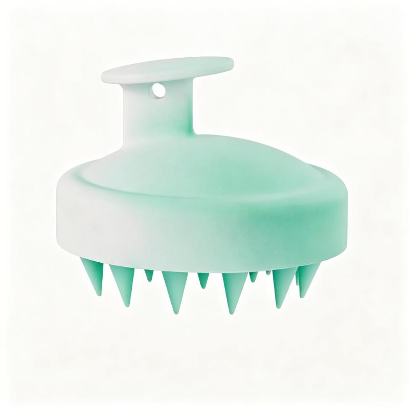 CLEAN WORLD Scalp Massage Shampoo Brush | Soft Silicone Bristle Anti-Dandruff Hair Wash Comb