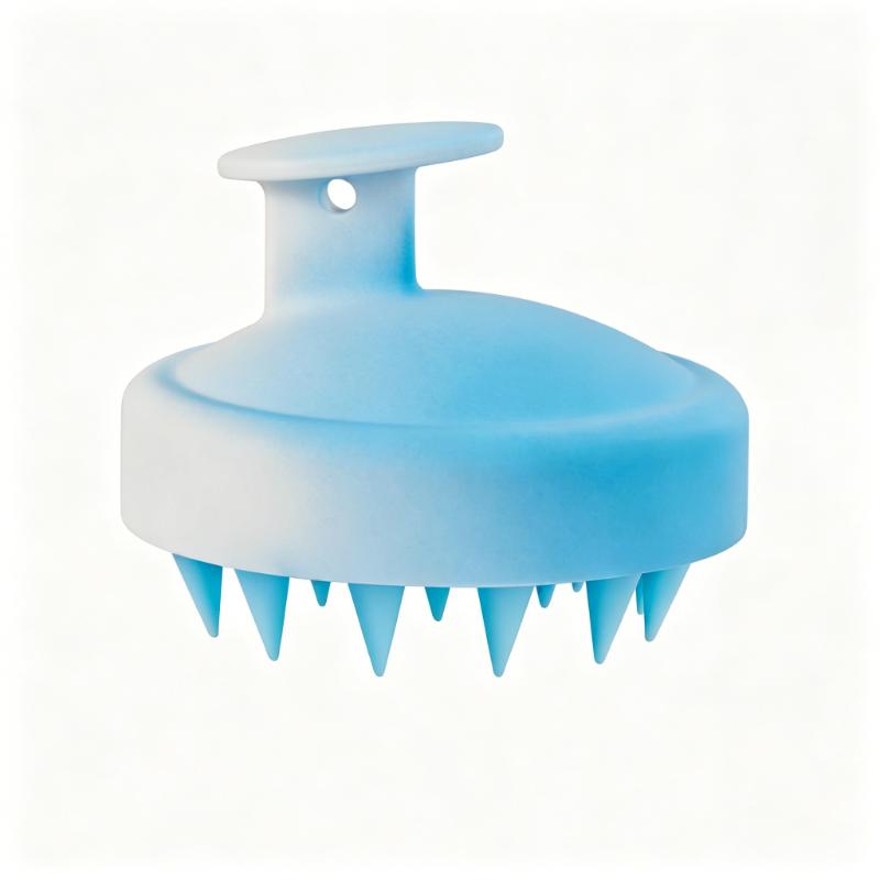 CLEAN WORLD Scalp Massage Shampoo Brush | Soft Silicone Bristle Anti-Dandruff Hair Wash Comb