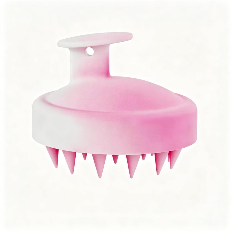 CLEAN WORLD Scalp Massage Shampoo Brush | Soft Silicone Bristle Anti-Dandruff Hair Wash Comb
