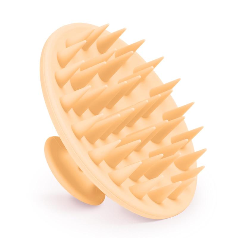 CLEAN WORLD Soft Silicone Scalp Massage Shampoo Brush | Anti-Dandruff Shower Hair Scrub Comb for Healthy Scalp