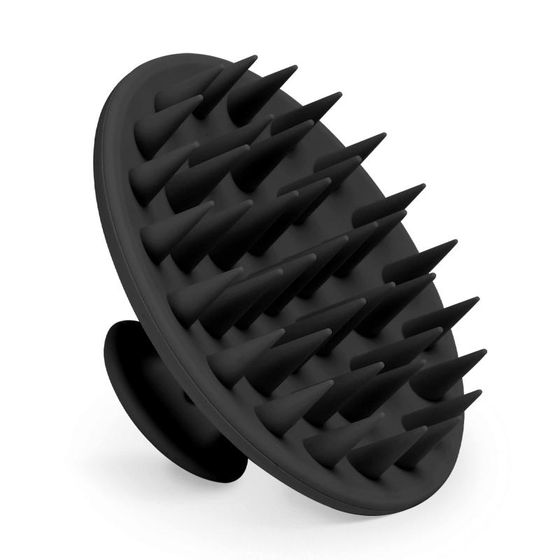CLEAN WORLD Soft Silicone Scalp Massage Shampoo Brush | Anti-Dandruff Shower Hair Scrub Comb for Healthy Scalp