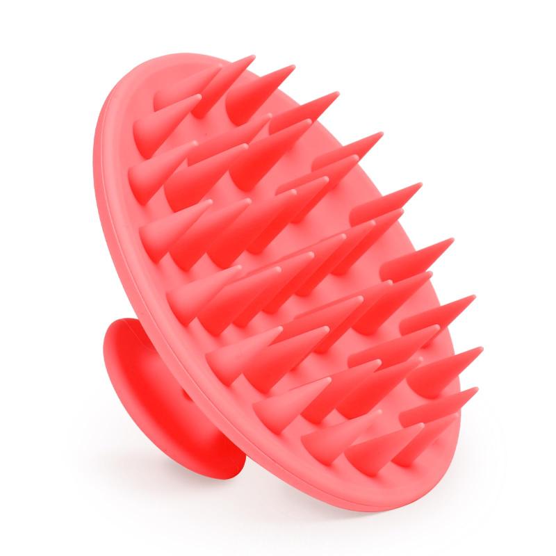 CLEAN WORLD Soft Silicone Scalp Massage Shampoo Brush | Anti-Dandruff Shower Hair Scrub Comb for Healthy Scalp