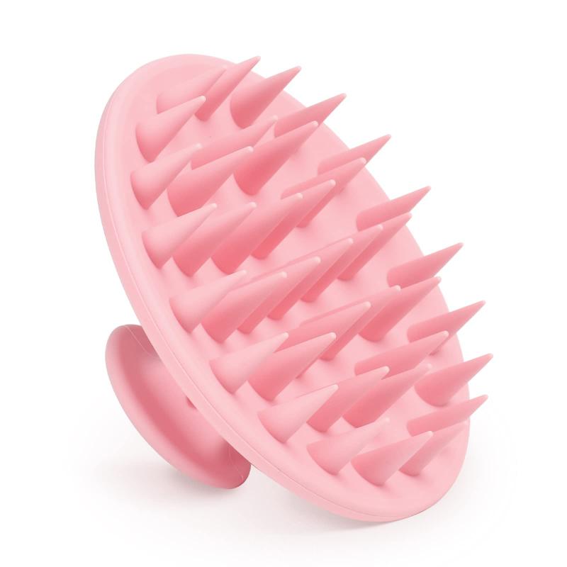 CLEAN WORLD Soft Silicone Scalp Massage Shampoo Brush | Anti-Dandruff Shower Hair Scrub Comb for Healthy Scalp