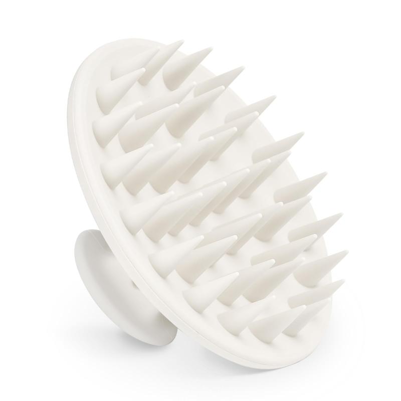 CLEAN WORLD Soft Silicone Scalp Massage Shampoo Brush | Anti-Dandruff Shower Hair Scrub Comb for Healthy Scalp