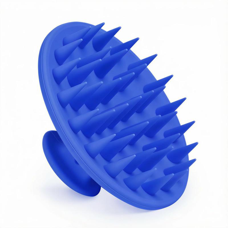 CLEAN WORLD Soft Silicone Scalp Massage Shampoo Brush | Anti-Dandruff Shower Hair Scrub Comb for Healthy Scalp