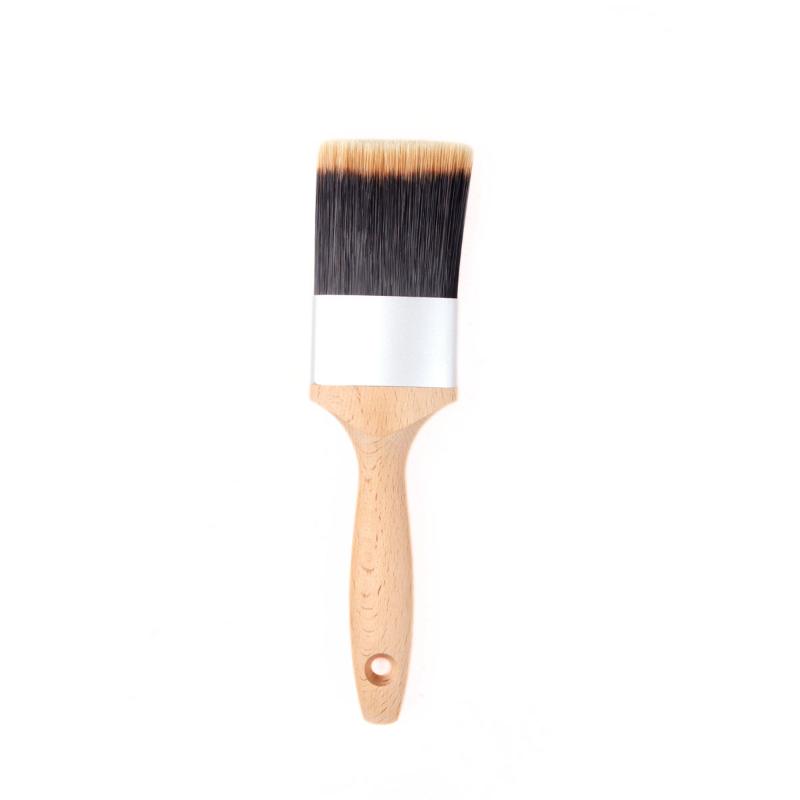 CLEAN WORLD Premium Horse Hair Paint Brushes with Beech Wood Handle & Aluminum Ferrule, Multipurpose Professional Artist Paint Brush Set for Home Decoration & Art Painting