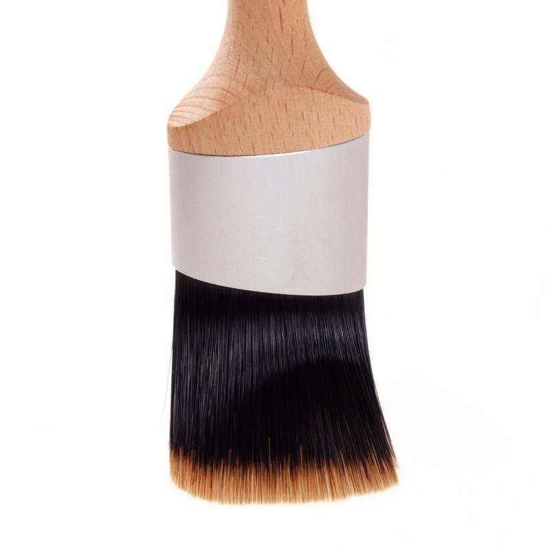 CLEAN WORLD Premium Horse Hair Paint Brushes with Beech Wood Handle & Aluminum Ferrule, Multipurpose Professional Artist Paint Brush Set for Home Decoration & Art Painting