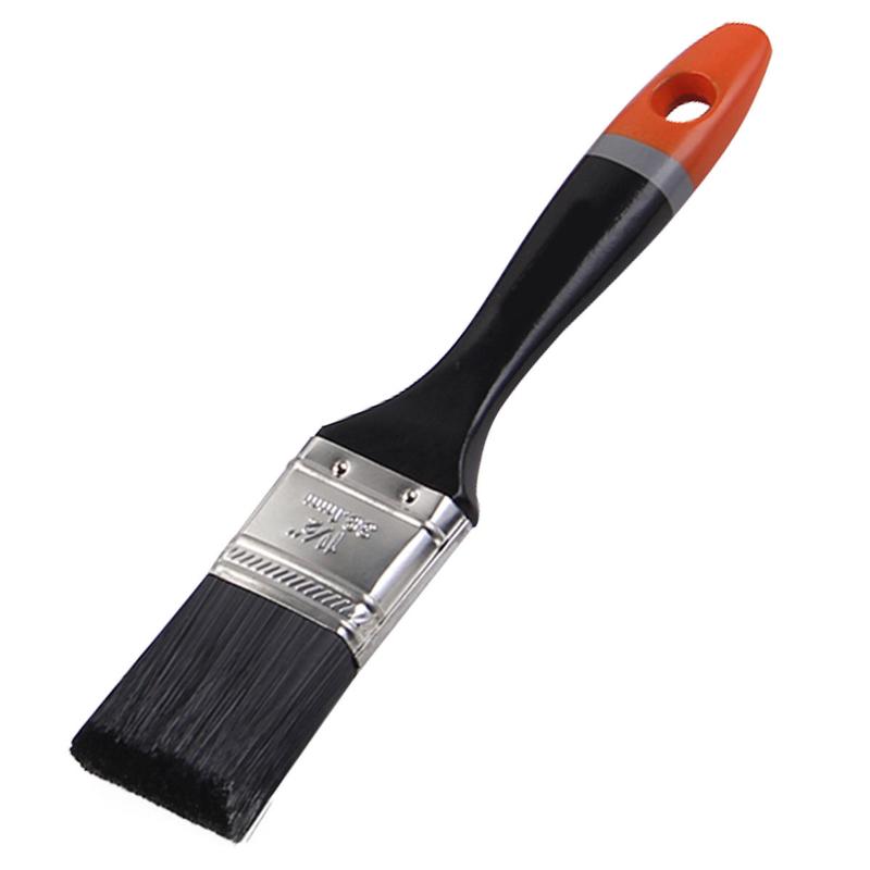 CLEAN WORLD Professional Multipurpose Chip Paint Brushes, Durable Wooden Handle & Dense Flexible Black Bristle Paintbrush for Wall Decoration and Daily Cleaning Supplies