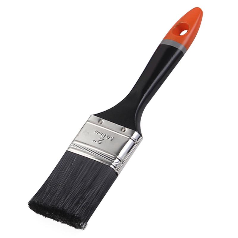CLEAN WORLD Professional Multipurpose Chip Paint Brushes, Durable Wooden Handle & Dense Flexible Black Bristle Paintbrush for Wall Decoration and Daily Cleaning Supplies
