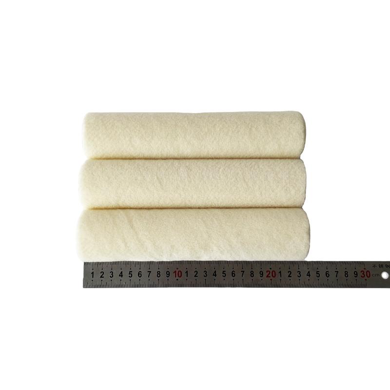 CLEAN WORLD OEM Customizable Industrial Mohair Polyester Paint Roller Covers, 9 Inch High Density Wool Paint Roller Sleeves for Wall Painting, DIY Home Decoration & Industrial Coating Cleaning Use