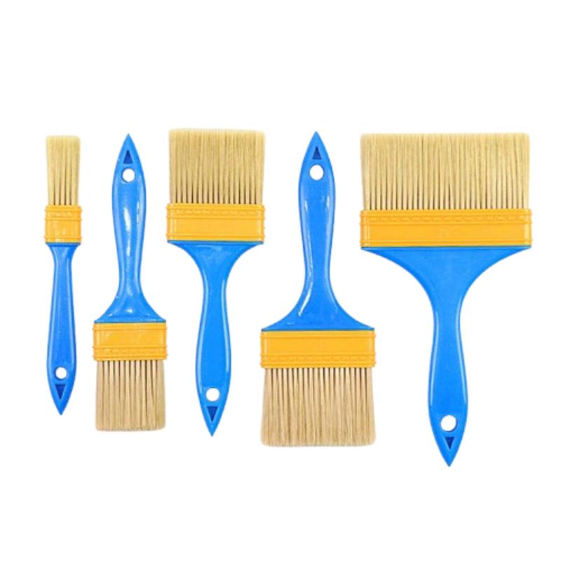 CLEAN WORLD Washable Recyclable Nylon Paint Brush | Multi-size DIY & Industrial Brush for Painting & Multisurface Cleaning