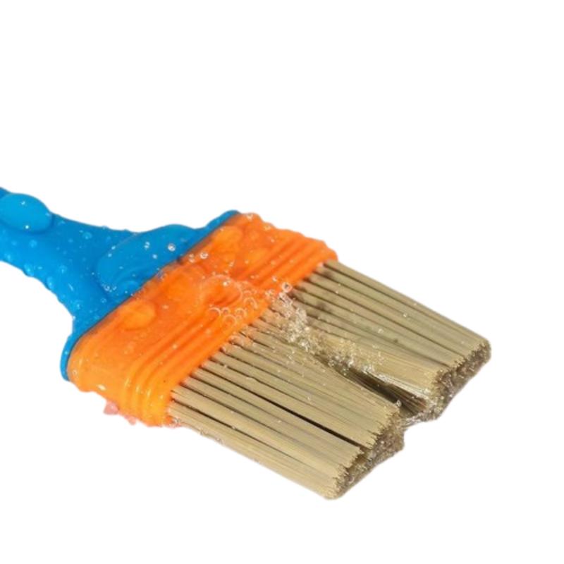 CLEAN WORLD Washable Recyclable Nylon Paint Brush | Multi-size DIY & Industrial Brush for Painting & Multisurface Cleaning