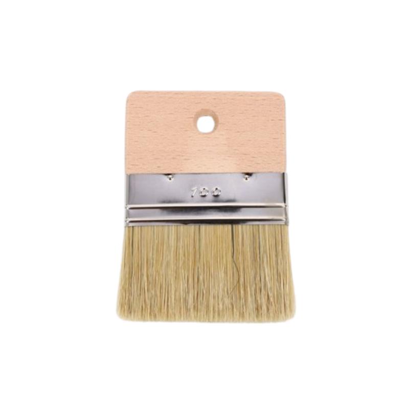 CLEAN WORLD Wood Handle Natural Bristle Chip Brush | Multipurpose Paint Brush for DIY Wall Painting & Industrial Cleaning