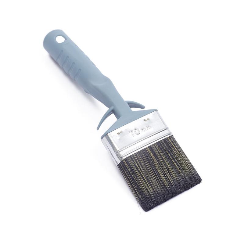 CLEAN WORLD Splash-Proof Plastic Handle Paint Brush | Nylon Bristle Brush for DIY Painting & Multipurpose Cleaning