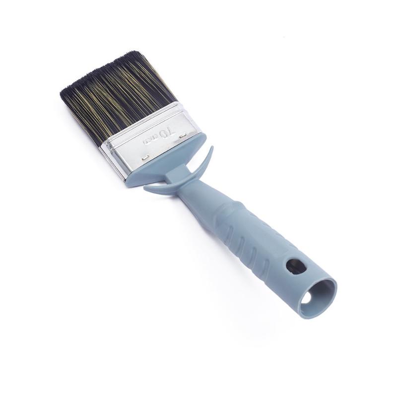 CLEAN WORLD Splash-Proof Plastic Handle Paint Brush | Nylon Bristle Brush for DIY Painting & Multipurpose Cleaning