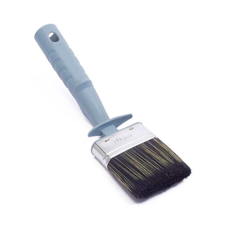 CLEAN WORLD Splash-Proof Plastic Handle Paint Brush | Nylon Bristle Brush for DIY Painting & Multipurpose Cleaning