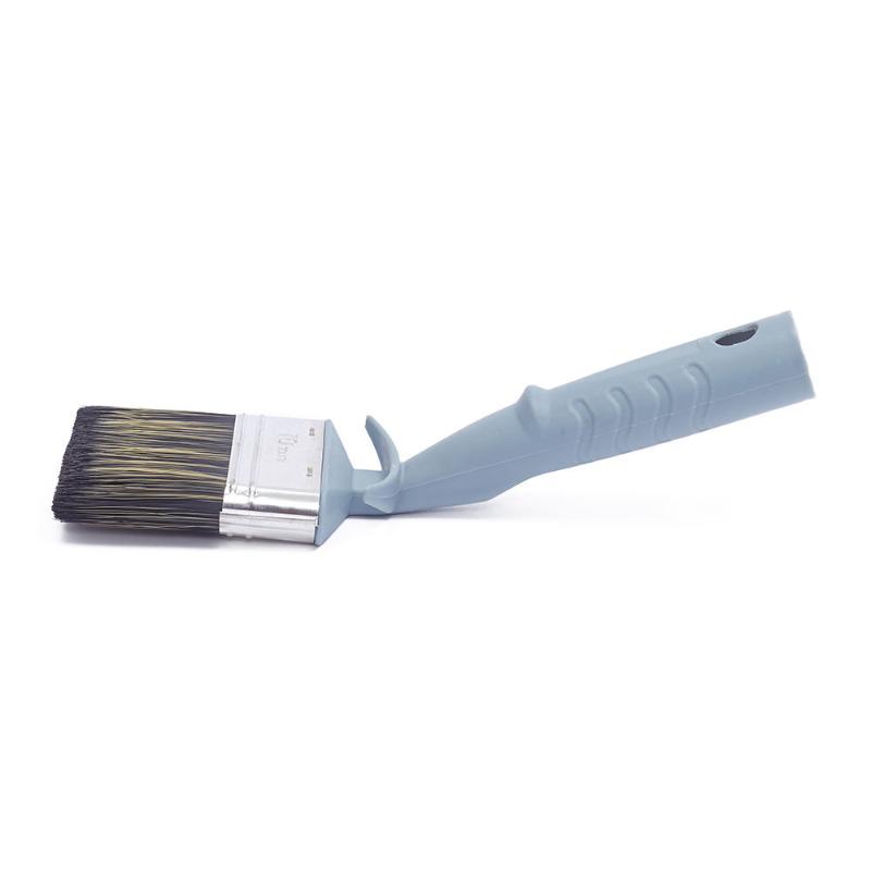 CLEAN WORLD Splash-Proof Plastic Handle Paint Brush | Nylon Bristle Brush for DIY Painting & Multipurpose Cleaning